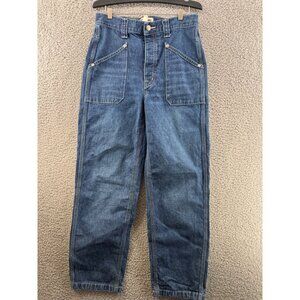 Madwell Rivet & Thread Womens Denim Jeans Size 25 Button Fly Front Pockets